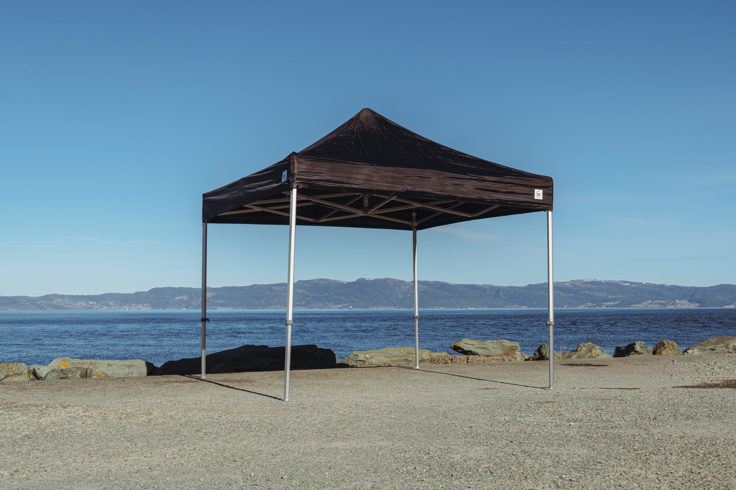 Komplett Easy-up telt 3x3, sort - Bilde 6