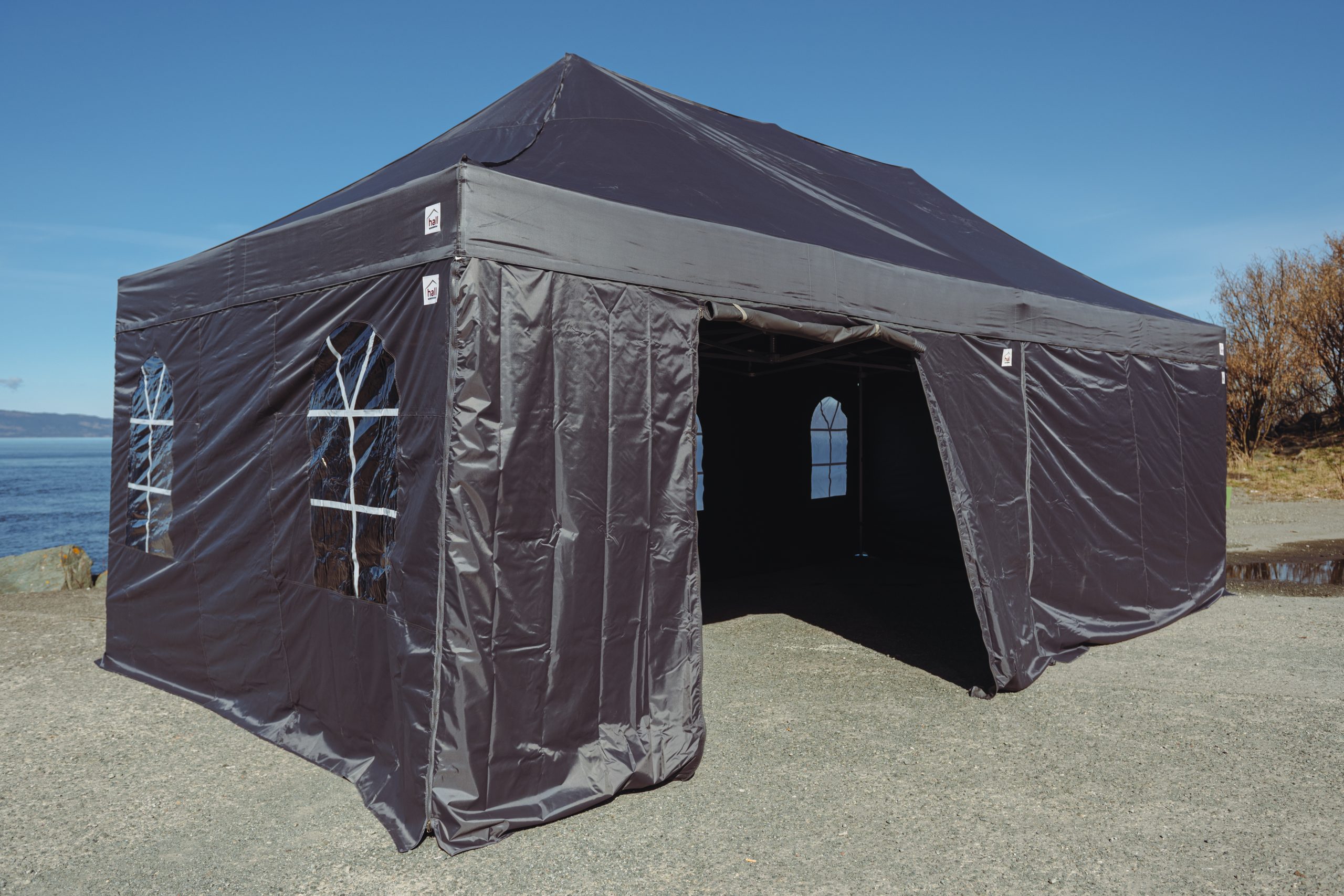 Komplett Easy-up telt 4x8, grå - Bilde 5